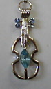 Cell Phone Charm with Bass Blue (PHB-E)