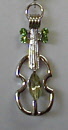 Cell Phone Charm with Bass Green (PHB-F)