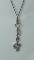 Cell Phone Charm with G-Clef (Purple) (PHGC-D)