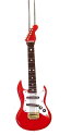 Red Electric Guitar Ornament 6.75" (G03-H)