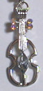 Cell Phone Charm with Bass (Clear) (PHB-A)
