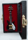 Black Ricken Backer Guitar Pin 2.75" (WPEG12)