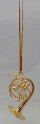 French Horn Ornament 2" (BR04S)
