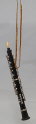 Black wood Oboe Ornament 3.125" (BW22S)