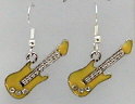 Earring with Electric Guitar (Yellow) (JEG02-C)