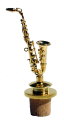 Saxophone Bottle Stopper 4" (BSBR05)