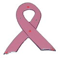 pink ribbon LED flashing pin