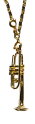 Trumpet Necklace 1.75" (NBR07)